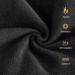 AUGCOMRE LOOP SELECTION Black Multifunction Windproof Scarf | Thermal Fleece Neck Warmer for Winter Sports Cycling & Skiing - Buy Online on GoSupps.com
