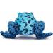 Zappi Co 100% Recycled Plush Poison Dart Frog Blue Toy - Eco-Friendly Stuffed Animal Collection for Newborns (15cm Width) - Buy Online on GoSupps.com