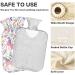 Naanle Unicorn Flower Hot Water Bottle - 2L Transparent Pain Relief for Warm & Cold Therapy | Ideal for Bed Hand and Foot Comfort - Buy Online on GoSupps.com