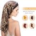 2-Piece Long Satin Bonnet Set for Braids, Dreadlocks, and Curly Hair - Leopard Print Sleep Cap for Long Hair - Buy Online on GoSupps.com
