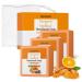Quiyum Turmeric and Vitamin C Soap pack of 3 facial and body cleanser antistains balancing and cleansing suitable for all skin types