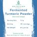 Organic Fermented Turmeric Powder | Hawaiian Grown White Gold | Pure Curcumin with Ginger | Probiotic Superfood Supplement 56g - Buy Online on GoSupps.com