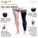 Copper Joe Full Leg Compression Sleeve - Copper Infused Support for Knee, Thigh, Calf - Arthritis - Running & Basketball - Large Size - Men & Women - Buy Online on GoSupps.com