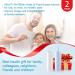 RorincoGi Tongue Scraper 2 Pack - Soft Tongue Cleaner for Fresh Breath - Oral Care Tools for Adults & Kids - White & Blue - Buy Online on GoSupps.com