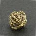 Fomiyes Copper Walnut Khimar Hijab Impact Wood Finger Training Balls | Deep Fabric Foot Massage Device Accessories - 3.5x3cm Golden - Buy Online on GoSupps.com