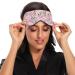 Sleep Mask - Light Blocking Flamingo Eye Mask | Adjustable Pink Tropical Blindfold for Men & Women | Soft Lightweight Sleep Cover for Travel & Naps - Buy Online on GoSupps.com