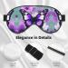 Purple Butterfly Double-Sided Sleep Eye Mask | Comfort Soft Blindfold with Adjustable Strap | Light Blocking for Perfect Rest - Buy Online on GoSupps.com