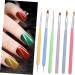 Beatifufu 1 Set Nail Pen Nail Brush Beauty Manicure Pen Brushes Manicure Art Brushes Nail Art Drawing Pen Nail Supplies Kit Nail Art Liner Brush Nail Painting Brushes Nail Kits Lotus Wood - Buy Online on GoSupps.com