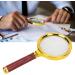 7X Handheld Magnifying Glass Handheld Comfortable Grip Eye Candy Magnifier Magnifying Glass for Reading 70mm Microscope - Buy Online on GoSupps.com