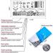 Geometric Nail Stamping Plates Set - 4Pcs Nail Templates for Art Stamping Kit - Buy Online on GoSupps.com