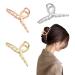 Pack of 3 claw clips metal hair clips for women girls metal non-slip hair claw clip for thick thin hair