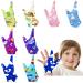 16 Pcs Thumb Sucking Stop for Kids Chewy Gloves Stop Breathable Thumb Sucking Stop Thumb Guard for Thumb Sucking Nail Biting Gloves Cute Finger Sucking Stopper for Kids  8 Style  2 Finger (3-6 Years)