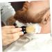Minkissy Men's Shaving Razor Brush - Premium Beard Care Tool & Short Handle Shaving Soap Brush for Ultimate Grooming - Buy Online on GoSupps.com