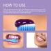 Purple Teeth Whitening Toothpaste 30ml - Bright White Teeth Stain Removal from Coffee & Smoking Violet Formula for Color Correction - Buy Online on GoSupps.com