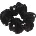 Womens Girls Velvet Crystal Diamante Rhinestone Large Christmas Birthday Bridal Wedding Bridesmaid Party Ponio Hair Tie Up Back Elastic Accessories Bobbles Ponytail Holder Rubber Bands Scrunchie Black - Buy Online on GoSupps.com