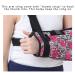 Fotgok Kids Foam Arm Sling Elbow Brace - Shoulder Support for Injury, Broken, Dislocated, Fracture - Rose Leopard, Small - Buy Online on GoSupps.com