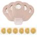 Carbou 21 PCS Ostomy Supplies Colostomy Bags Two Piece Drainable Pouches with Closure 12", Ileostomy Stoma Care,Cut-to-Fit(15pcs Bags+6pcs Barrier) Two Piece Closure