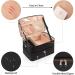 Ethereal Large Nail Polish Organizer Bag - Holds 40-50 Bottles, Nail Lamp, and Accessories - Black Nail Storage for Nail Techs - Buy Online on GoSupps.com