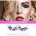 Girls Glitter Lashes - Sparkly 3d Colored Lashes | Wispy Eyelashes | Christmas Lashes | Shiny Dramatic Decorative Eye Strip Lashes For Holiday Eye Makeup Cosplay Props Prom Stage - Buy Online on GoSupps.com