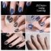X&D Cat Eye Gel Nail Polish Set - Reflective Rainbow with Magnetic Holographic Effect | 7.3 ml Nail Art Varnish for Professional DIY Nail Art - Buy Online on GoSupps.com