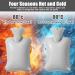 Abiemuce 2-in-1 Foot Warmer Hot Water Bottle Electric-Free Soft & Safe Heated Bottle for Women & Kids 1L Capacity (Gray 25x30x25cm) - Buy Online on GoSupps.com