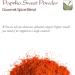 Paprika Sweet Powder Smoked - Pimenton Paprika 200g - Buy Online on GoSupps.com