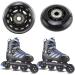 Yaegoo 64mm Inline Skate Wheels 8 Pack - Replacement Wheels with Bearings - Buy Online on GoSupps.com