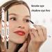 Eyeshadow | Gel Texture Multicolors Makeup Eyeshadow with Brush | Quick Drying Eye Liner Long Lasting Eye Pencil Makeup Supplies Fanelod Crow Black - Buy Online on GoSupps.com