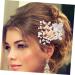 Beaupretty Accessories silver hair comb wedding hair accessories for brides hair accessories for women hair accessories for wedding bride hair side comb metals rhinestones Miss Comb - Buy Online on GoSupps.com