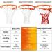 PaceArm Heavy Duty Basketball Net Replacement - All Weather Anti Whip - Indoor & Outdoor Use - 12 Loops - White (1-Pack) - Buy Online on GoSupps.com