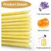 YEJAHY 20 PCS Beeswax Ear Candles Wax Removal Kit for Blocked Ears - Organic Beeswax with Drip Protectors, Cotton Swab - Yellow - Buy Online on GoSupps.com