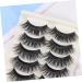 POPETPOP 5 Pairs Fakes Eyelash Magnetic Dramatic Eyelashes Cruelty- Long False Eye Lashes Reusable Fake Eye Lashes Natural False Lashes Natural Eyelashes Cross 3d False Eyelashes - Buy Online on GoSupps.com