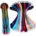 Beavorty 3 Sets hair extensions colored doll synthetic wigs hair extensions for braiding high temperature wig ponytail wigs hair ties kids color wig ponytail hair tie Hair piece curly child - Buy Online on GoSupps.com