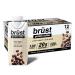 BR ST PROTEIN COFFEE LIGHT ROAST - 12 Pack (20g Protein 120mg Caffeine 120 Calories) Light Bodied Slightly Sweetened 330mL Brust Cold Brew Iced Coffee - AS SEEN ON DRAGON'S DEN Light Roast: light bodied slightly sweet