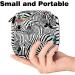 Portable Women's Binding-Storage Bags for Menstrual Cups & Pads | Zebra Print | Ideal for Teens & First Period Essentials - Buy Online on GoSupps.com