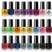 Envie de Color Nail Polish Set - Complete Collection of 48 Bright Pearl Pastel and Classic Colours in a Designer Box (Set A+B - 48 Colours) - Buy Online on GoSupps.com