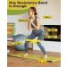 MOXTOYU 3-Piece Resistance Bands Set with Door Anchor and Tote Bag for Strength Training and Stretching - Buy Online on GoSupps.com