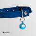 Collardirect Leather Cat Neck Band - Safety Collar with Elastic Belt & Bell | Adjustable 23-28 cm | Available in Black Blue Red Orange Green Pink - Buy Online on GoSupps.com