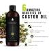 Pursonic Castor Oil 16oz - 100% Pure Cold-Pressed Hexane-Free Oil for Hair Growth, Moisturizing & Healing - Ideal for Dry Skin, Hair Care, and Eyelashes - Buy Online on GoSupps.com