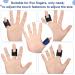 Tondiamo 6 Pack Adjustable Finger Splints for Trigger Finger and Broken Finger - Skin Color & Black Blue Options - Buy Online on GoSupps.com