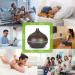 Gutiyyo 600ml Aroma Diffuser | Essential Oil Diffuser with 5x10ml Oils 7-Color LED Humidifier & Auto Shut Off - Buy Online on GoSupps.com