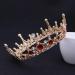 Frcolor Queen Crowns | Rhinestone Baroque Vintage Wedding Tiara & Crowns in Red - International Shipping Available - Buy Online on GoSupps.com