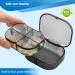 Daily Pill Organizer - Portable 4-Compartment Moisture-Proof Box for Vitamins & Medications | Cute & Functional Storage Solution - Buy Online on GoSupps.com