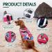 Kuoser Life Jacket for Dogs - Durable & Buoyant Dog Vest for Small Medium & Large Breeds - High Security Pink Swimming Vest - Buy Online on GoSupps.com