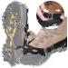 Doormoon Adjustable Ice Cleats for Hiking - 19 Stainless Steel Spikes - Anti-Slip Snow Grips for Boots/Shoes - Men/Women M US 5-8 ECR 36-41 - Buy Online on GoSupps.com