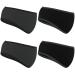 URATOT 4 Pieces Ear Warmer Headbands Winter Ear Warmers Headband for Men and Women Outdoor Fitness Headbands (Black+Gray,Gray+Black)