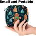 Muoooum Santa Claus Sanitary Napkin Storage Bag - Portable Menstrual Cup Case for Teens & Women | Zipper Closure | 4.7x6.6x6.6 in - Buy Online on GoSupps.com