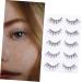 minkissy 5 Pairs False Eyelashes Eyelash Elf Eyelashes Cosmetic Eyelashes Fluffy Volume Lashes False Lashes Wispy Eyelashes Reusable Eyelashes 3d Make up Artificial Fiber Tool - Buy Online on GoSupps.com
