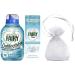 Fairy Outdoorable Non Bio Fabric Conditioner 1Pk 35washes 490ml + Fairy Fresh in Wash Scent Booster Beads Almond Milk & Manuka Honey Scent 1Pk 176gr + Our Gift for You: Organza Bag Size: 9x7x0.1cm