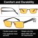 GAMMA RAY OPTICS Blue Light Blocking Glasses | Anti-Glare Orange Lenses for Better Sleep | 0.00x Vision Protection - Buy Online on GoSupps.com